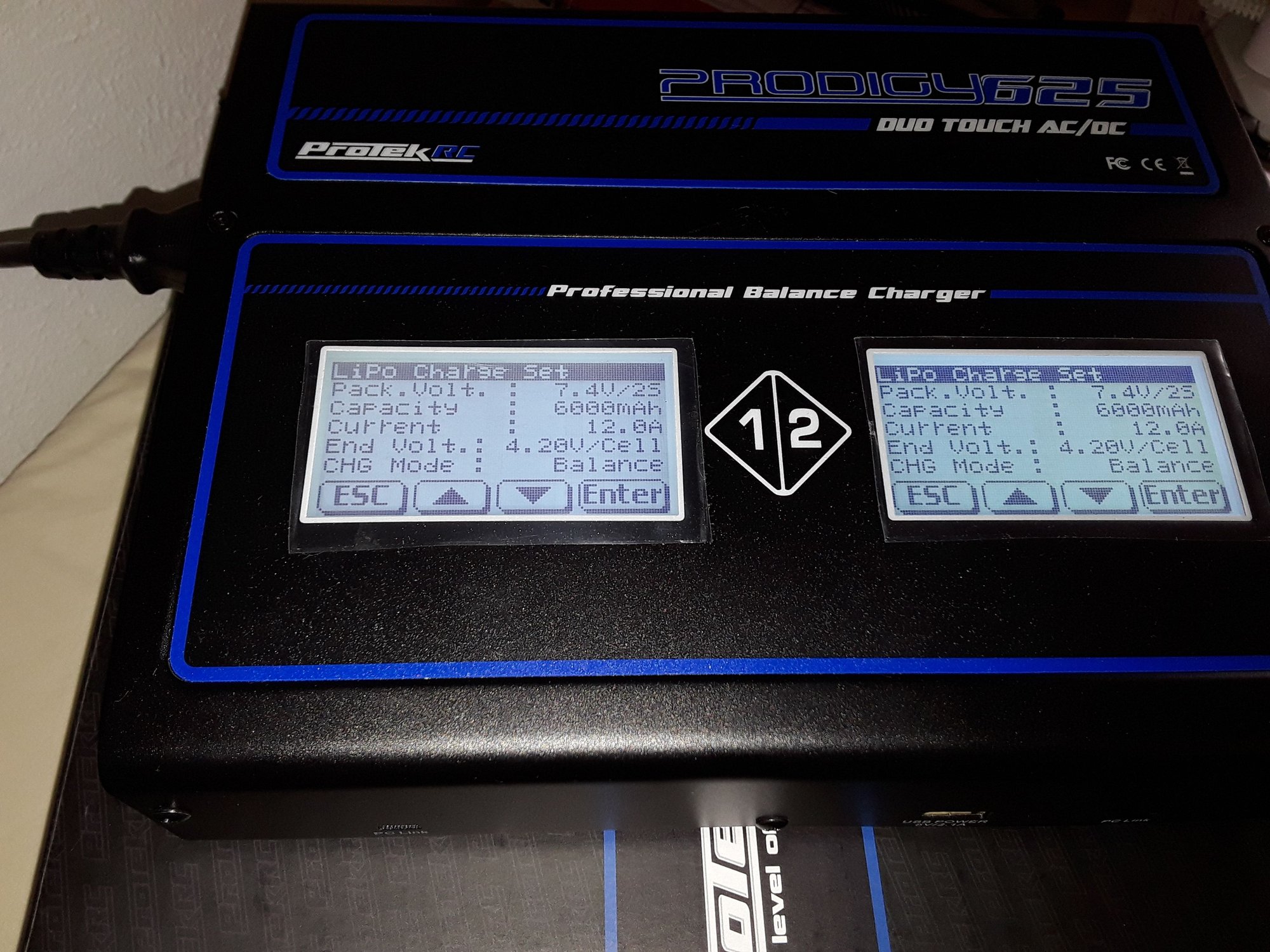 Protek prodigy 625 ac DC pro charger digital dual charger R/C Tech Forums