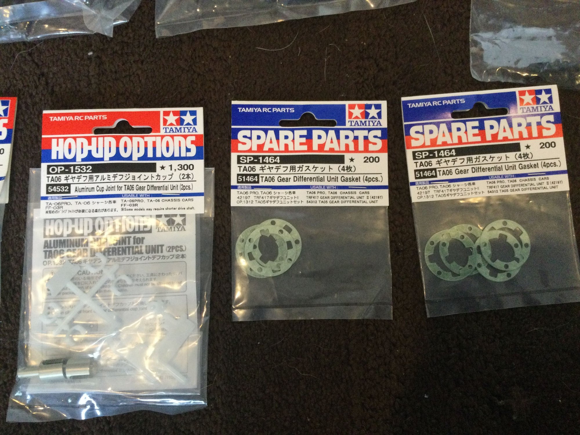 FS: TAMIYA Miscellaneous parts New in bags - R/C Tech Forums