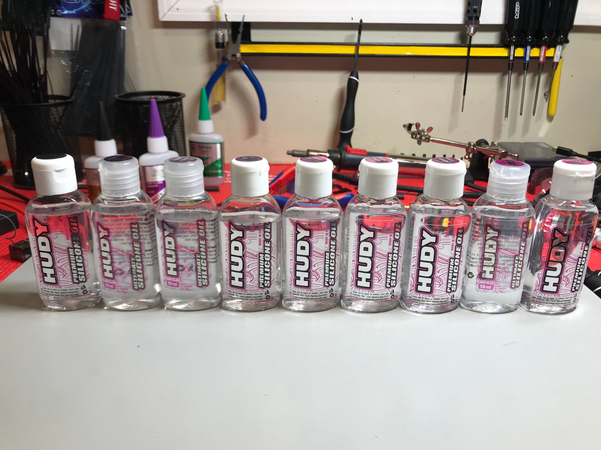 FS Full range of Hudy oils 300CST to 700CST, 7,8,10K diff oil, Tamiya