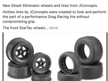  These should look good on that Mustang drag body 