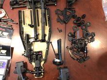 Parts car and spare parts.