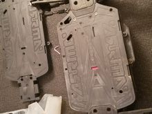 The cover removed, is the same as when I put it on. Was getting scratched up and wanted to protect it. Now I dont care, I'll replace the whole chassis if its bad someday.