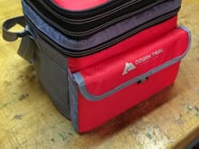 Made transmitter case out of a lunch box