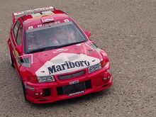 2000 Mitsubishi Marlboro Lancer Evolution VI WRC Monte Carlo Winner driven by Tommi Mäkinen and Risto Mannisenmäki.