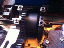 worn out front center driveshaft
