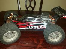 My son's wolf muggy. Running sidewinder 3800kv.