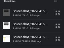 It'll list your most recent pictures in order but I always just b select Gallery anyways in the upper right.....