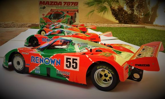 Tamiya Mazda 787B collection