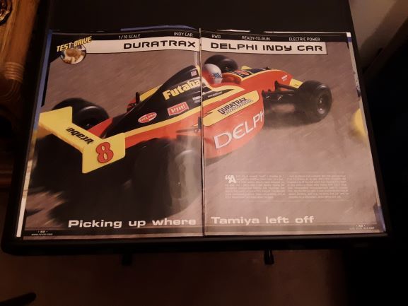 DT Delphi Indy Car.  Snipped from Jun 2003 R/C Car.