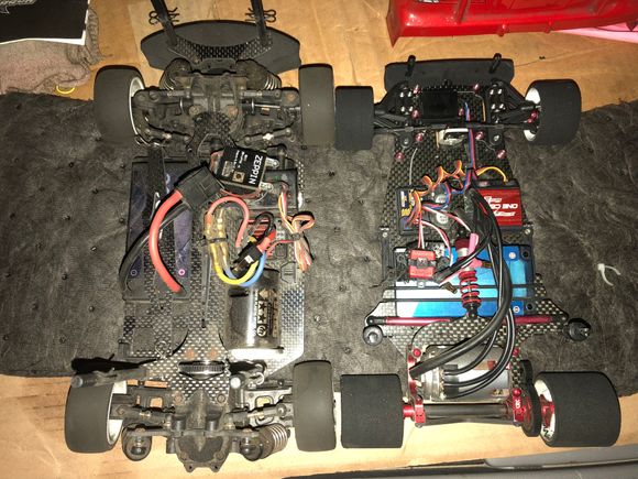 Finally got it to load. 

So this is the MRage mini 1/10 next to 1/12 Pancar to give size perspective 