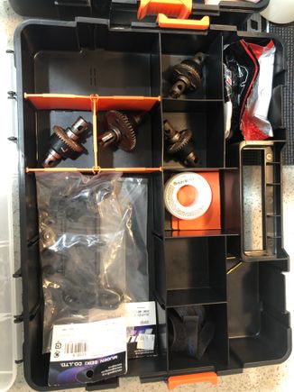 Diffs and new parts,gas tank.