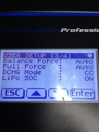 Hi, heres a pic. The bottom line is LiPo SOC. State of charge maybe? I toggled the switch and charged a battery but saw no difference either on or off. Nothing in the Protek manual and nothing in the EV model manual.  