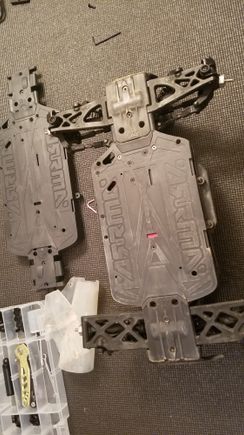 The cover removed, is the same as when I put it on. Was getting scratched up and wanted to protect it. Now I dont care, I'll replace the whole chassis if its bad someday.