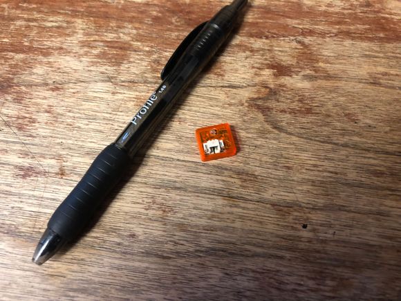 Never realized just how small these EasyLaps transponder are 