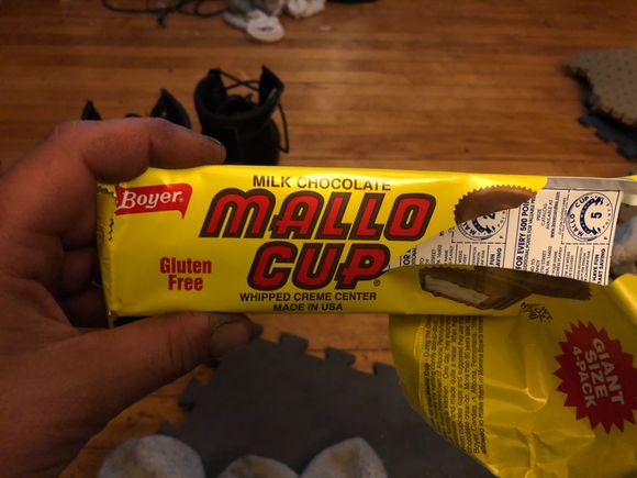 Now and then some thing other then Recees taste good. 