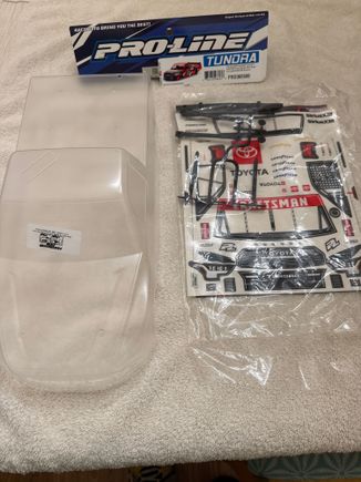 New unpainted Tundra body
