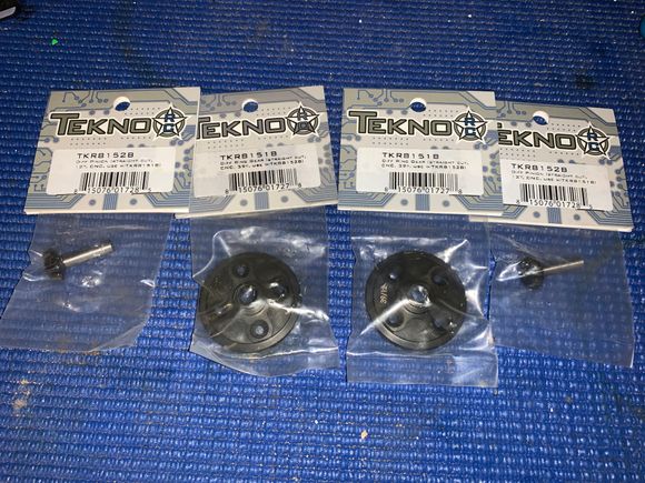 Ring and pinion set (F/R) for the NB48.3 can be used in other Tekno's as well.