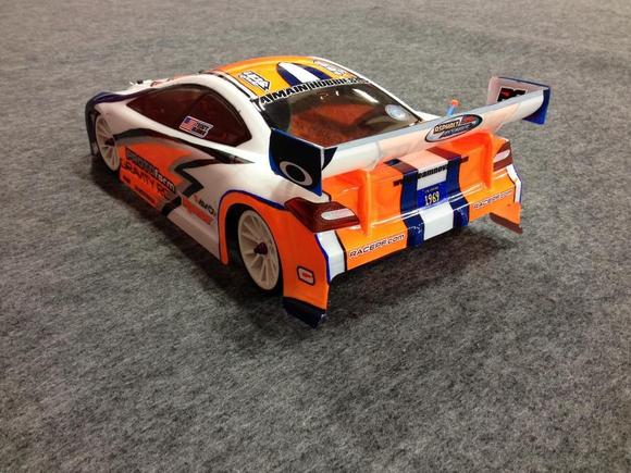 New P37 body on the Xray, minus the decals