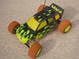 My first Duratrax Evader ST, after a race at Farmers Hobby and Raceway. Guess you can tell it's a RED CLAY track!