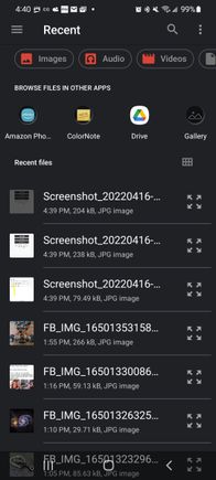 It'll list your most recent pictures in order but I always just b select Gallery anyways in the upper right.....