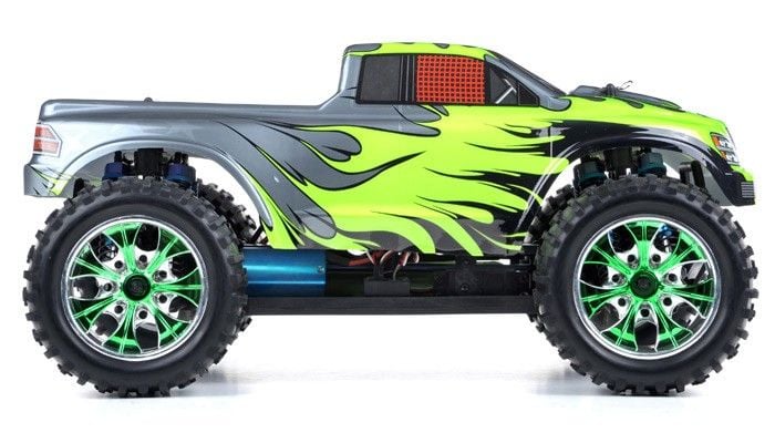 Off Road Truck Radio Car 1/10 DD Green Exceed RC Brushless PRO 2.4Ghz