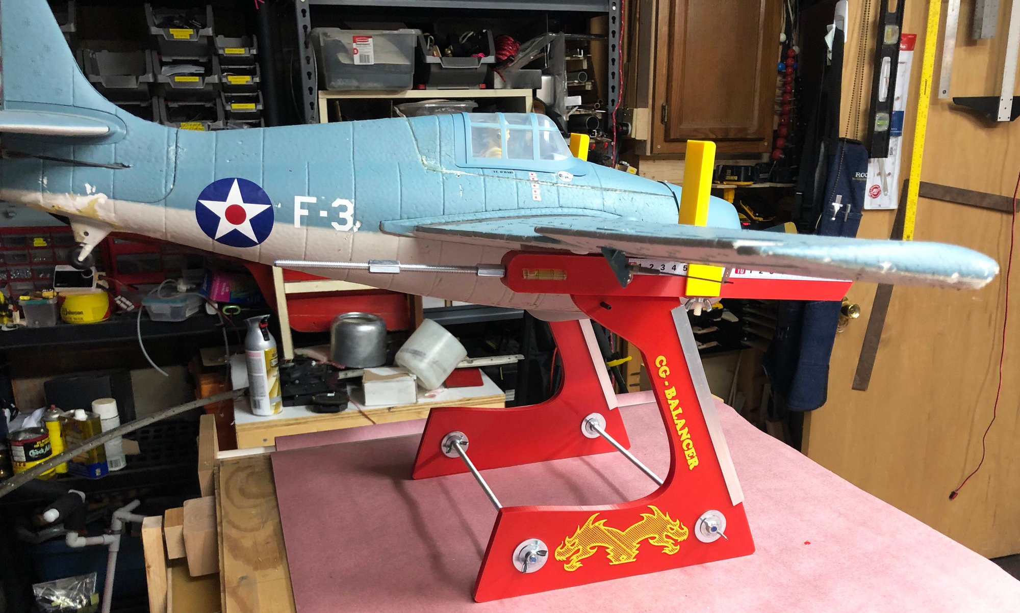 RC Plane Center of Gravity Ball Bearing CG Balancer Tool RCU Forums