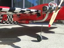 OS 120AX with macs header and beer can muffler