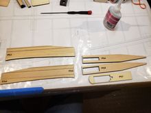 Glue the doublers along the wing mounting edge.