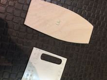 Modified rear servo hatch cut and a former to strengthen servo area 