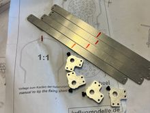 Interestingly, JW did not drill the axle mounts for a set screw so the modeler will have to do this.  I will use these blots - so they can be safety wired. I will safety wire every single thing that can be safety wired on this whole landing gear assembly.  I've found out the hard way that locktite is often NOT enough on landing gear.