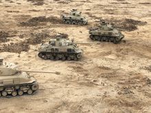 Three M51s and Rich’s M50 ready to step off into what turned into an epic fight. 