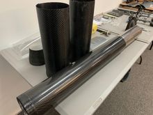 Carbon fiber and titanium pipes