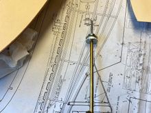 I will have to shorten the shaft, but everything is lining up just how I want it! I'm trying to keep all drive train elements behind bulkhead number 5.