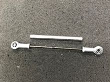 Then cut the tube to fit between the clevis.  I didn't use lock nuts but the tube could be cut shorter to accommodate lock nuts if desired.