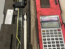 This old Miutoyo caliper case with a pencil and calculator were the first thing I picked up when heading over to the machine area. Most drawings were 
