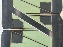 Horizontal stabs ready for splooge and closue.  The horizontal and vertical stab layups for #2 has all of the spread tow CF removes from the skins as it was deemed unnecessary. 