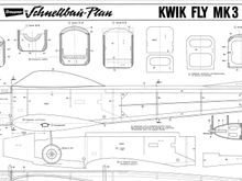 Fuselage sides are made of 2 ply of 2.5mm (3/32”) balsa reinforced with a 0.8mm (1/32”) plywood. 
There are also open bays in the back which looks to be a little weak.

I will use one piece 3mm (1/8”) balsa sides that are reinforced with a layer of 100 grams glass cloth.
So the thickness of the sides will be less than the plan. This means that the formers should be a little wider compared to the plans to save the outer width of the fuselage.

