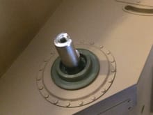 Above T-90 bearing support in Abrams hull.