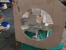 The servo housings, looks rough but will be hidden once the sides are fitted