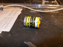 5 pole 385 motors slower rpm and draw less amps.