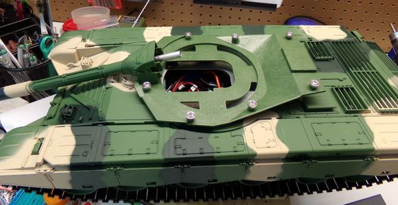 Got magnets installed in the turret for easy maintenance.
