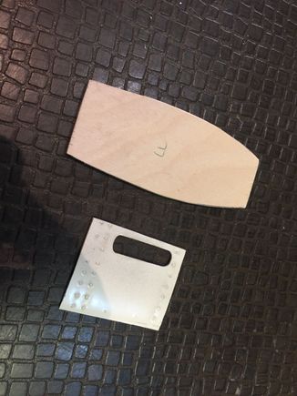 Modified rear servo hatch cut and a former to strengthen servo area 