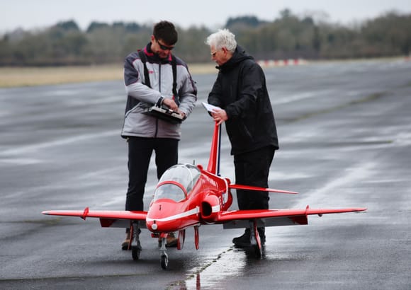 D.W performing a number of test flights on this CARF/Skygate Hawk to satisfy the requirments of the over 20kg scheme
