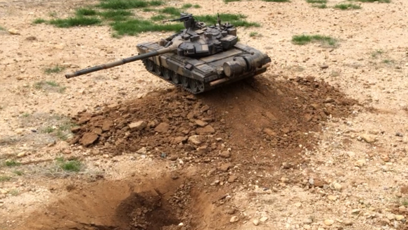 Above T90 getting some air time.