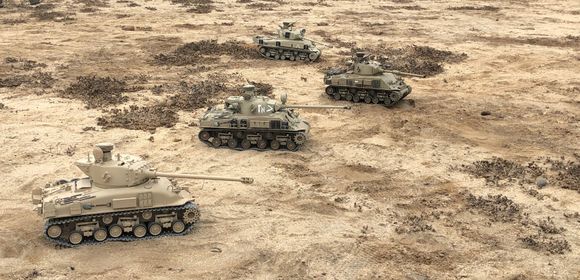 Three M51s and Rich’s M50 ready to step off into what turned into an epic fight. 