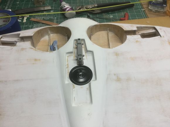 Speaker and mechanism in place 