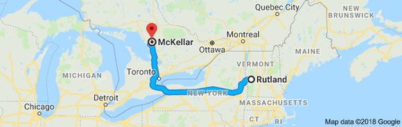 Bisson isn't far from you. 132 miles.