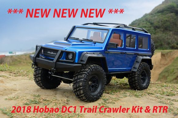 Announcement !!! ***New*** 2018 Hobao  DC1 Trail Crawler Kit & RTR 
Limited Stock Available Now!
