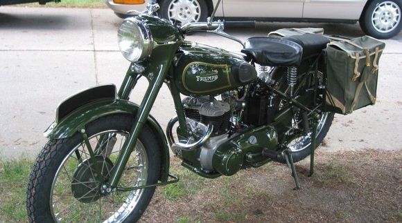 My one and only green motorcycle. Had it for fifty years now.  (First and last:)

But no green planes here. Our flying fields are usually surrounded by cornfields or swamplands!
    Green transmitters???:D