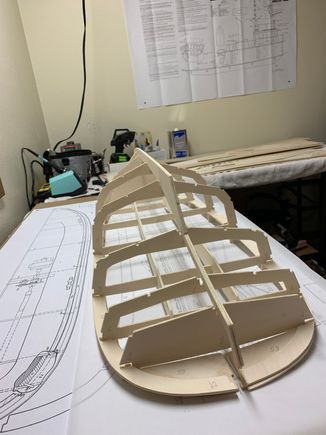 Went to town Thursday with the CA glue on the Keel and Sheers.